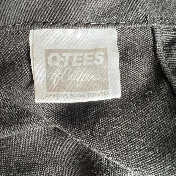 Q-Tees Black Fabric Apron - Picture 2 of 2